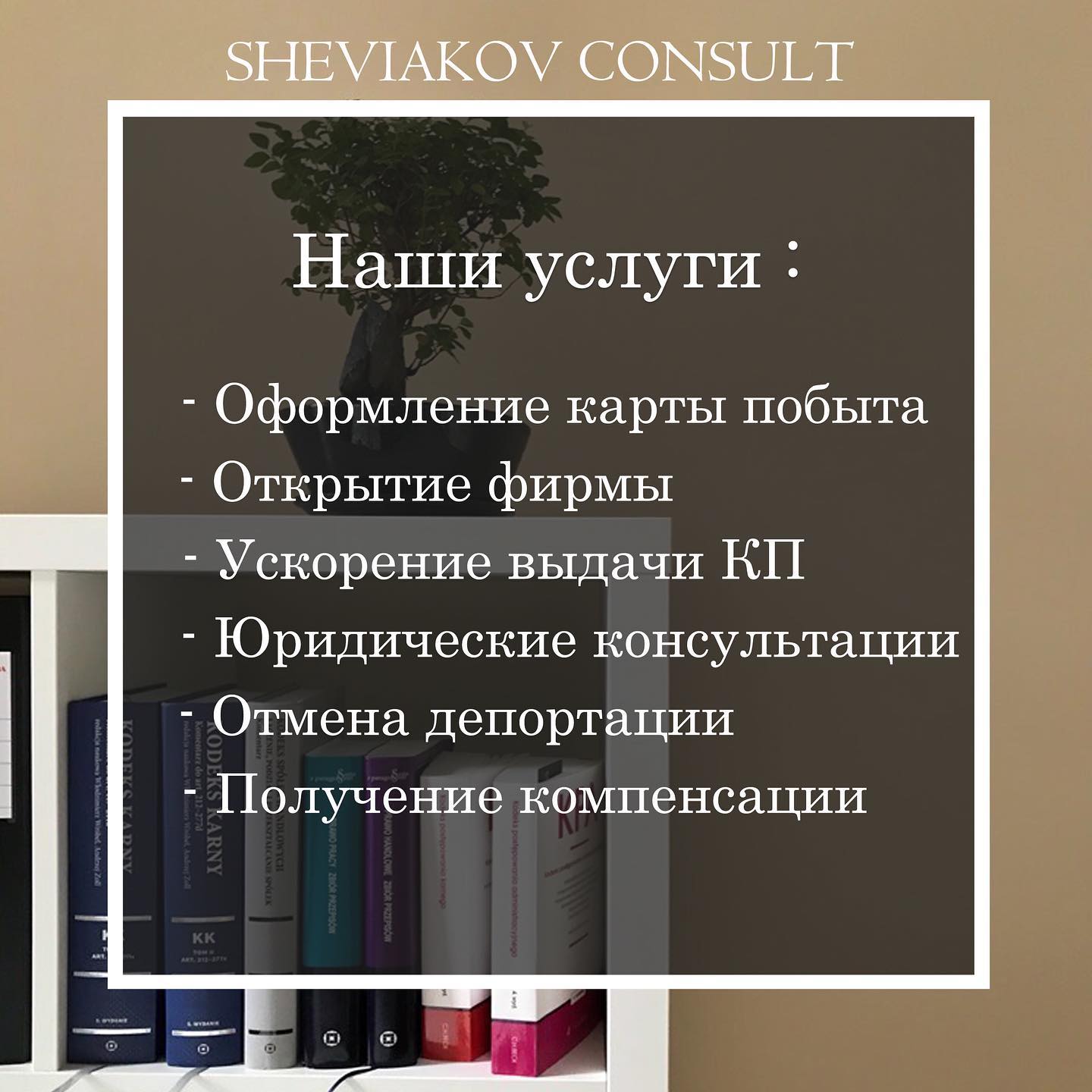 Наши услуги :